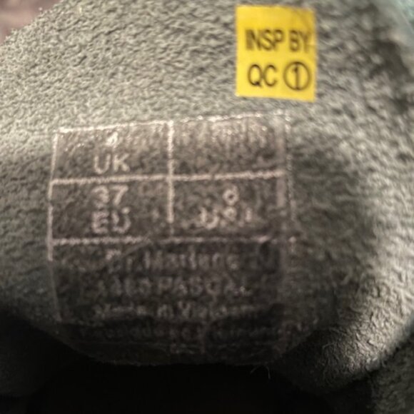 FINAL Dr Martens 1460 Pascal Blue Leather Soft Rare $170 Size 37 6 US Womens - Picture 2 of 11